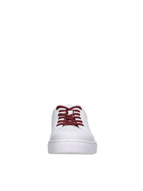 Sneakers in ecopelle TRUSSARDI | ERIS SNEAKERSBIANCO-BORDEAUX
